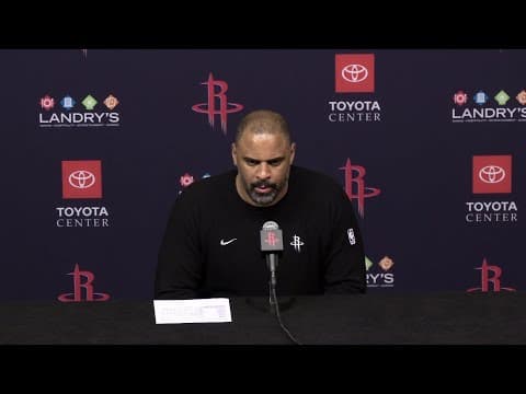 Ime Udoka with a Press Conference vs Kings