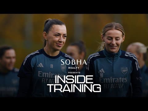 BUILDING UP TO BAYERN MUNICH 💪 | INSIDE TRAINING | The Gunners prep for key UWCL clash