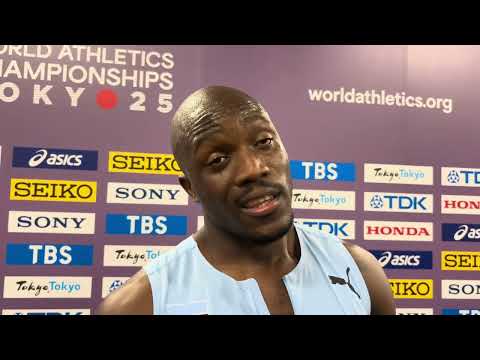 Letsile Tebogo Reacts to Bryan Levell's 19.78 After 200m Semis at 2025 Tokyo World Championships
