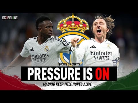 TIED AT THE TOP | Real Madrid keep the heat on Barcelona with important win vs. Girona | CBS Sports