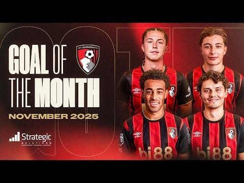 Goal of the Month: Tyler Adams WONDER STRIKE amongst contenders for November's best strike