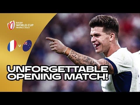 The GREATEST Opening Match Ever?! 🤩 | France v New Zealand | Rugby World Cup 2023