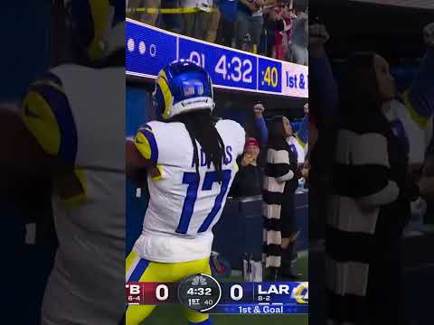 That Stafford-to-Adams connection 😮‍💨