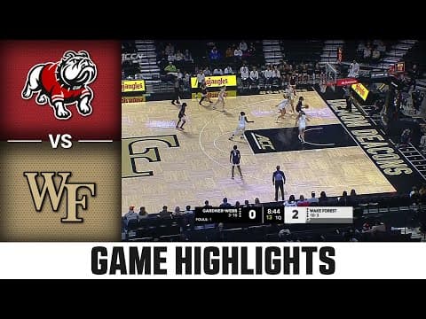 Gardner-Webb vs. Wake Forest Game Highlights | 2025-26 ACC Women's Basketball