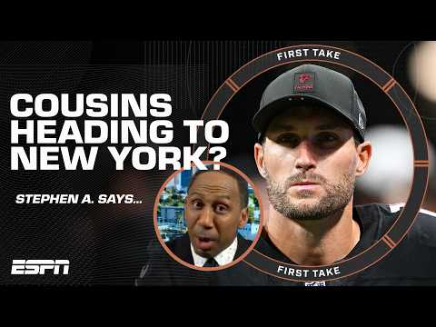 YOU LOST YOUR MIND!' Stephen A. & Tannenbaum disagree on Kirk Cousins heading to... 😱 | First Take