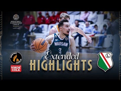 Promitheas Patras BC Vikos Cola v Legia Warszawa | Full Game Highlights | #BasketballCL 2025-26
