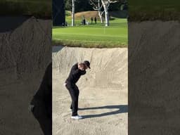 We know we’re in LA, but no movie magic here! Tommy Fleetwood is just that good around the greens.