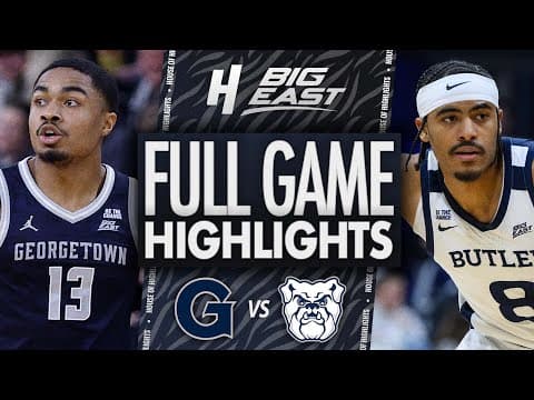 Georgetown vs Butler - FULL GAME HIGHLIGHTS | January 31, 2026 | BIG EAST College Basketball