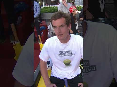 Rafa Nadal films Andy Murray courtside 😂