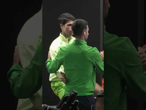 Djokovic CONGRATULATES Alcaraz! 🥰