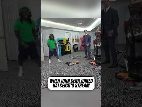 John Cena on Kai's stream 🐐 (via Kai Cenat)