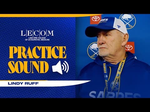 "He Suffered A Lower-Body Injury" | Lindy Ruff Gave Alex Lyon Injury Update | Buffalo Sabres