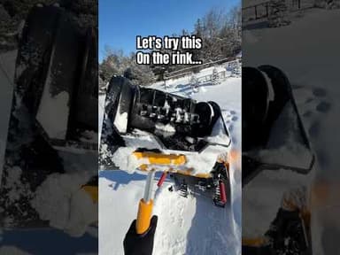 Electric Shovel VS Hockey Rink