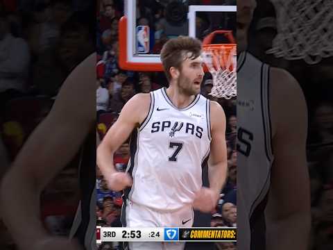 LUKE LOB! #spurs #lukekornet #nba 📺 FanDuelSN SW