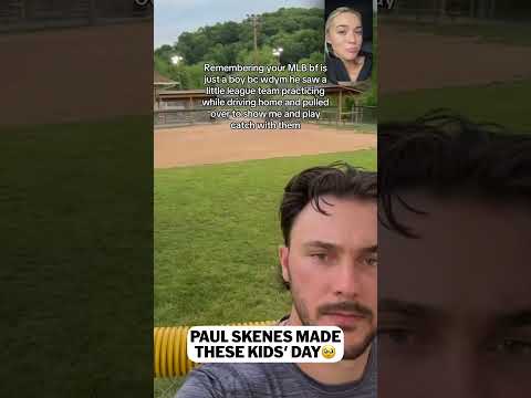Paul Skenes is a legend for doing this ❤️
