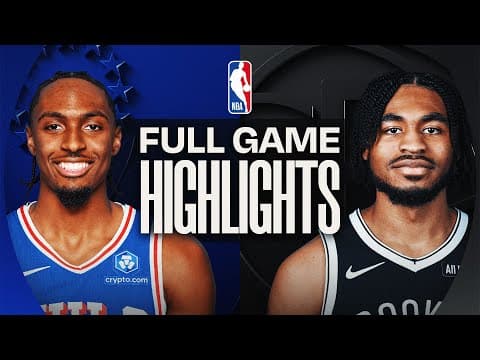 76ERS at NETS | FULL GAME HIGHLIGHTS | November 2, 2025