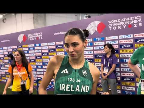 Sophie O’Sullivan after diving her way into 2025 Worlds semis