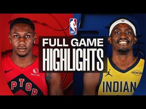RAPTORS at PACERS | FULL GAME HIGHLIGHTS | November 15, 2025