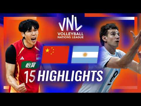 China 🇨🇳 vs. Argentina 🇦🇷 - Highlights | Week 2 | Men's VNL 2026