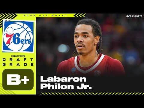 Labaron Philon Jr. selected No. 22 overall by 76ers | 2026 NBA Draft Grades & Instant Reaction
