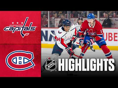NHL Highlights | Capitals vs. Canadiens | November 20, 2025