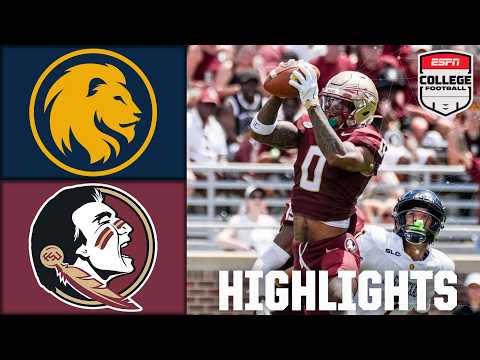 East Texas A&M Lions vs. Florida State Seminoles | Full Game Highlights | ESPN College Football