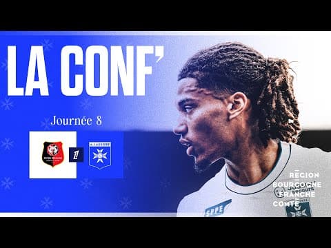 J8 - La conférence de presse de Christophe Pelissier et Clément Akpa avant Rennes-AJA