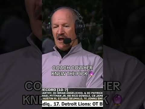 Coach Cowher had a feeling 👀