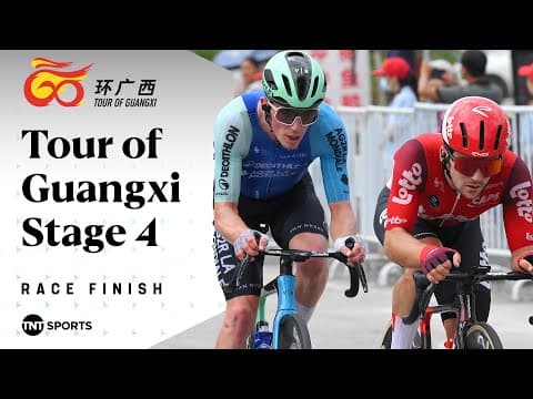 POWERFUL SPRINT! 💪 | 2025 Men's Tour of Guangxi Stage 4 Final KM's | TNT Sports Cycling