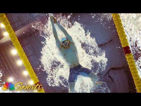 World record holder Qin Haiyang comes up clutch for 100m breaststroke World Title | NBC Sports