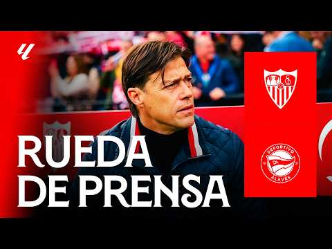 Rueda de prensa de Matías Almeyda previa al #SevillaAlavés | 📡 EN DIRECTO