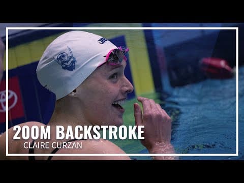 Claire Curzan Charges To Personal Best in 200M Backstroke | 2025 Toyota National Championships