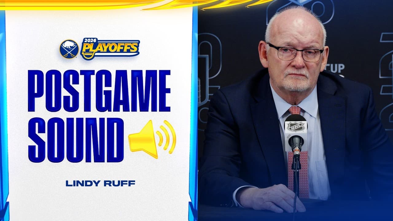 "A Big Lift For Us" | Lindy Ruff After Game 3 Win In Boston | Buffalo Sabres Playoffs