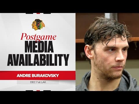 “It’s obviously not good enough.” | Andre Burakovsky Postgame 12.7.25