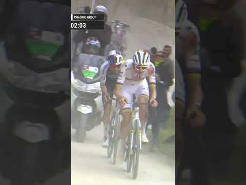 Battered and bruised but Tadej Pogacar kept attacking 🤩⚔️