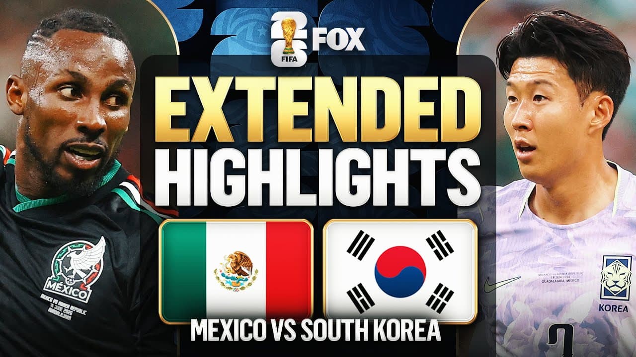 Mexico vs South Korea Extended Highlights 🌎🏆 2026 FIFA World Cup™