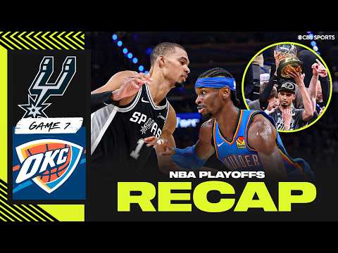 Spurs take down Thunder in Game 7 thriller, advance to 1st NBA Finals since 2014 | 2026 NBA Playoffs
