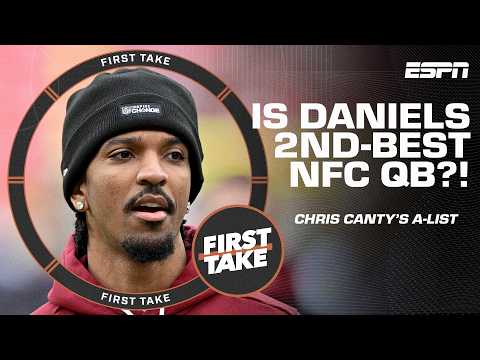 Is Jayden Daniels the 2ND-BEST NFC QB?! 🧐 Chris Canty presents his A-List 📋 | First Take