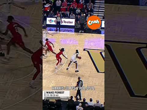 Juke Harris left it all on the floor 💪#wakeforest #collegebasketball #accbasketball #basketball