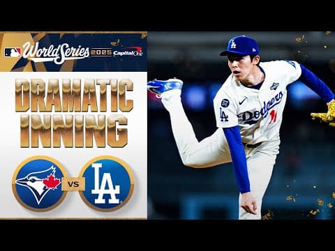 DRAMA! Blue Jays get two runners in scoring position, but Roki Sasaki escapes the jam! 🫣