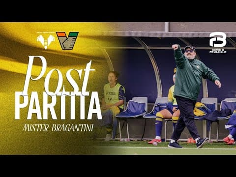 Bragantini:"Rammaricate per il risultato, ora prepariamo la sfida di Cesena con la giusta intensità"