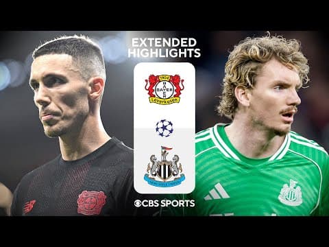 Bayer Leverkusen vs. Newcastle United: Extended Highlights | UCL League Phase MD 6 | CBS Golazo