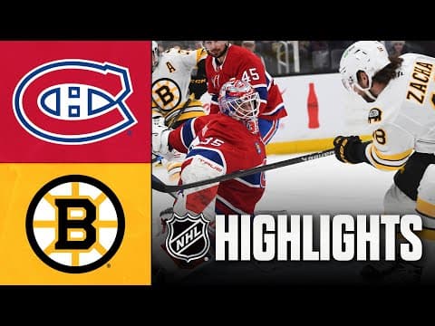 Canadiens vs. Bruins | NHL Highlights | January 24, 2026