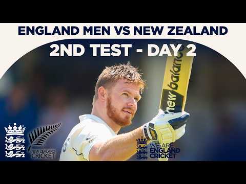 Gay 53 After Phillips Maiden Ton | Highlights - England v New Zealand Day 2 | Rothesay Test 2026