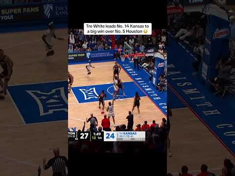 Big win for the Jayhawks at Allen Fieldhouse 🔥