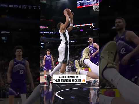THE ROOK IS COOKING!  #spurs #nba #carterbryant