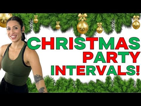 Christmas Party Intervals! | Treadmill Follow Along!