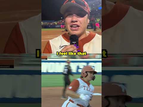 Texas is one win away from back-to-back WCWS championships 💪 #shorts
