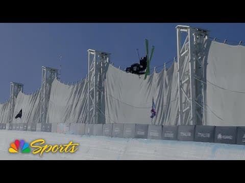 Eileen Gu wins The Snow League's first ski halfpipe contest at event in China | NBC Sports