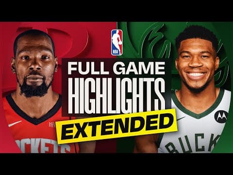 GAME OF THE NIGHT: ROCKETS at BUCKS | November 9, 2025